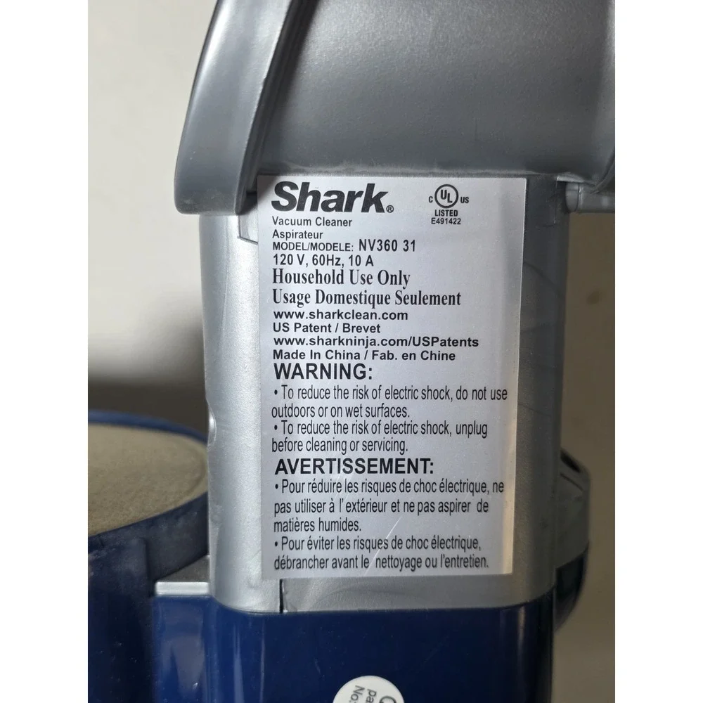 ORIGINAL Shark NV350 NV351 NV352 NV360 Vacuum Parts Main Body Motor